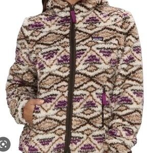 Patagonia Retro X High Pile Tribal Aztec Fleece Jacket RARE